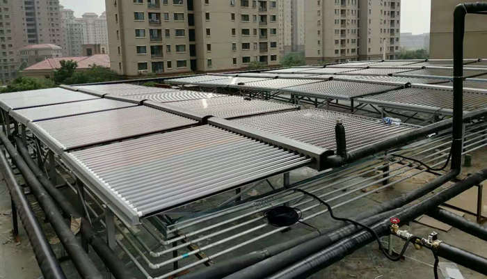 酒店热水工程：天津雍乐酒店太阳能+空气能热水工程