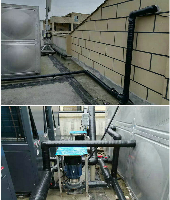 学校热水工程：贵州道真职业高中热水工程