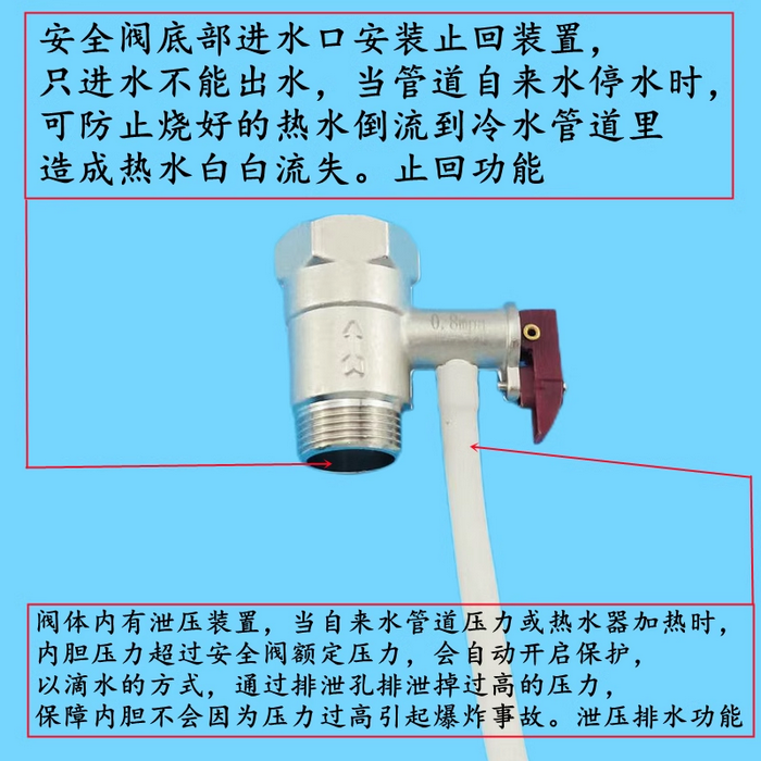 空气能热水器安全阀、泄压止回阀（6分4分）