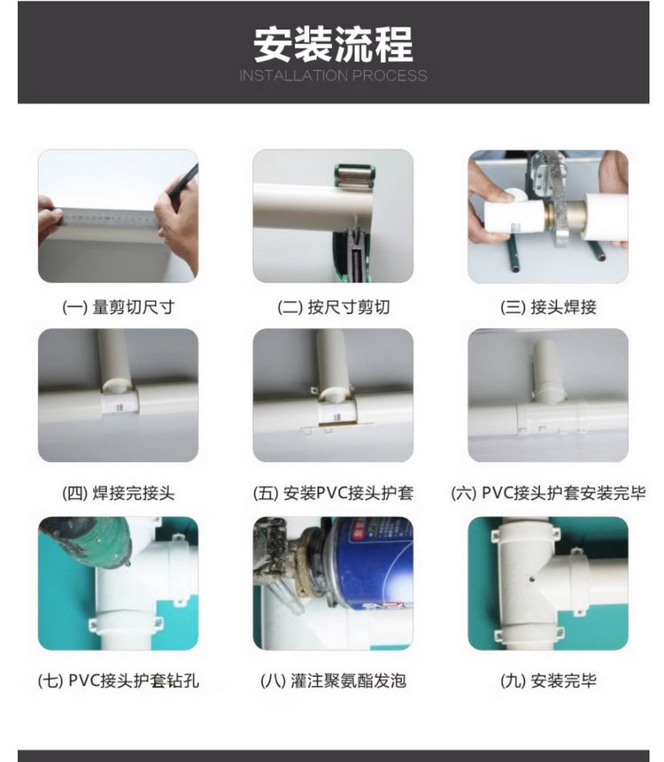 PPR热水保温管(PPR一体保温管)